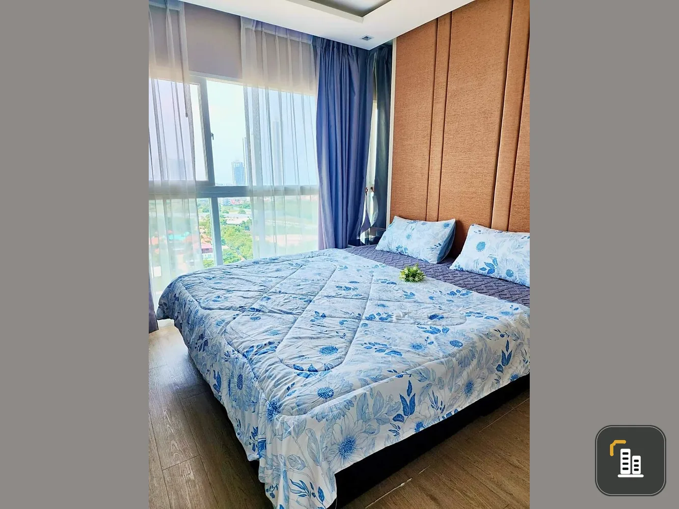 For rent: La Santir, natural view, beautiful sea view, complete with built-in decorations, beautiful and good, don't miss it.