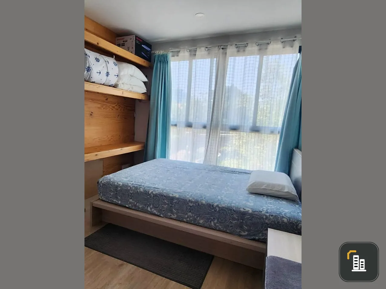 Condo for sale, Ideo O2, 2nd floor, Building B, corner room in front of the pool. Affordable price It's good to buy for yourself. It's a great investm