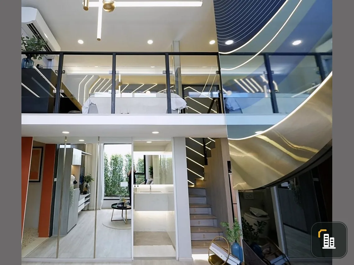 Down payment sale Origin Plug & Play Nonthaburi Station Duplex room, high ceiling, spacious, comfortable, convenient travel, book now