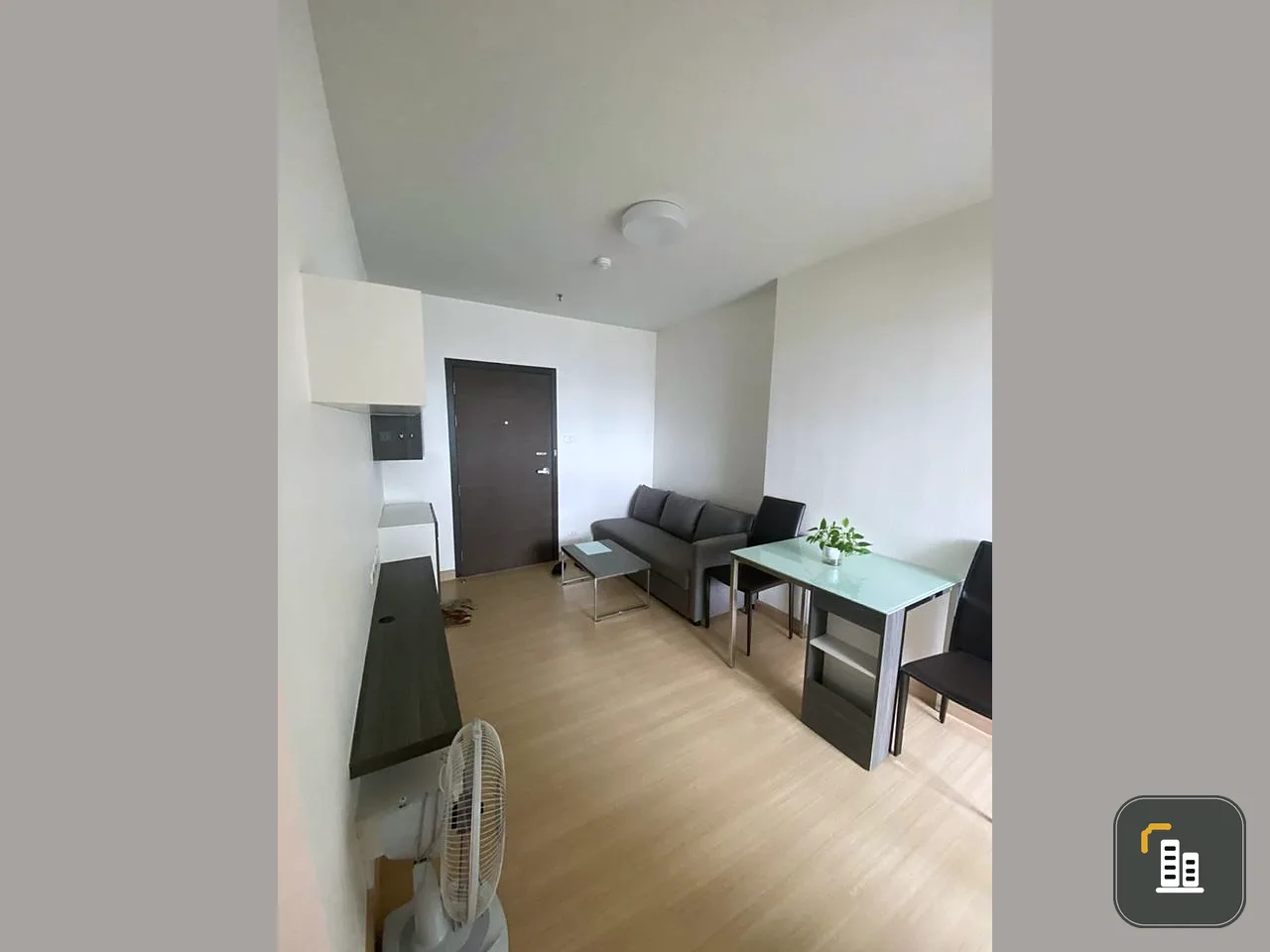 For sale Supalai City Resort Chonburi, garden view, very shady, close to nature. Plus lots of electrical appliances, hurry and grab them.