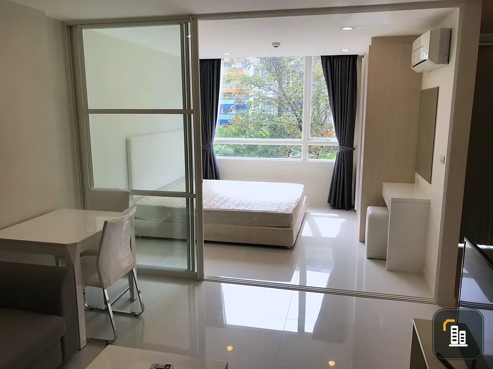 Condo for sale, Element Srinakarin, garden view, fully furnished room. Just carry your bag and move in.