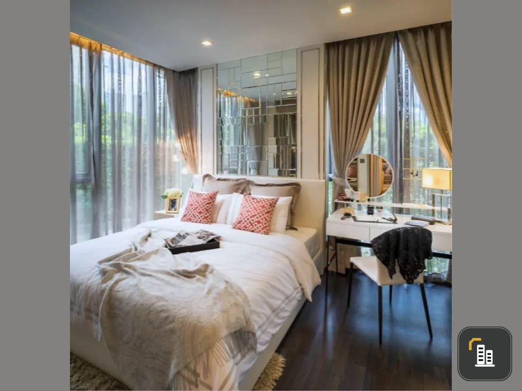 Here comes For Rent THE LINE Asoke-Ratchada luxurious decoration Beautiful lamps in every molecule Don't miss it