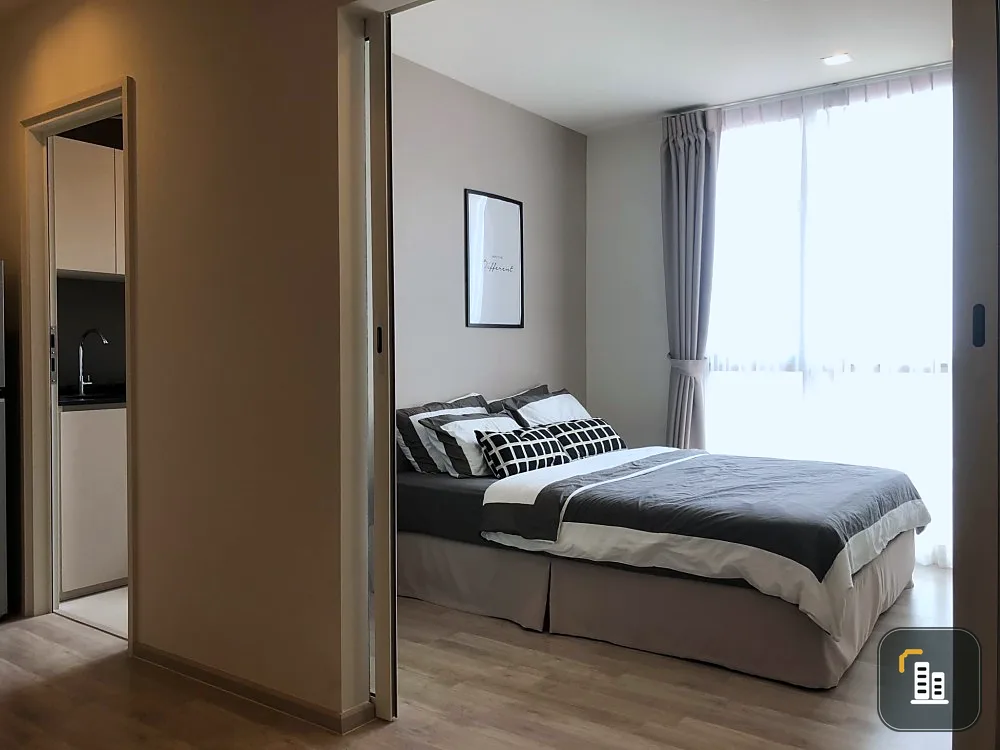 For sale, for rent!! Condo Chambers Cher Ratchada-Ramintra, 6th floor, separate room, fully furnished, don't miss!!