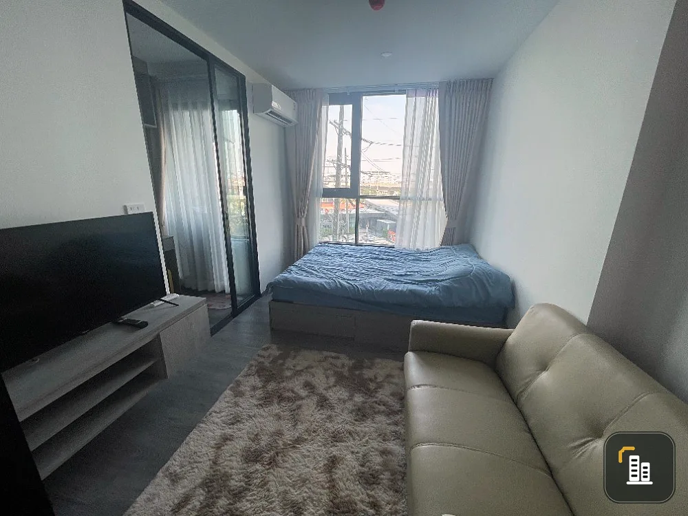 For sale: The Origin Sukhumvit-Sai Luat E22 Station, 4th floor, not very high, decorated in a simple style, ready to move in, reserve now.