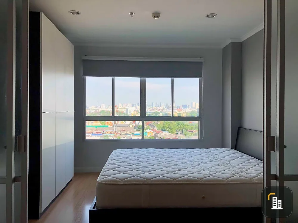Condo for sale, Lumpini Place Rama 8, 10th floor, spacious room, simply decorated, fully furnished. Don't wait, reserve now.