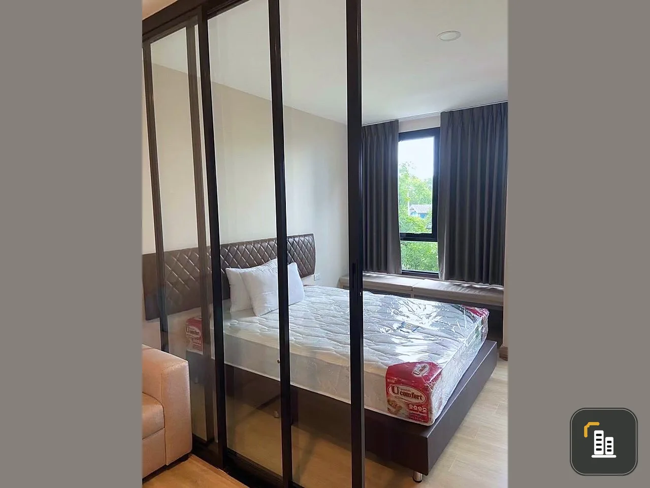 For sale: The Indeed Condo, Amata, 2nd floor, separate rooms, fully exposed to nature, hurry and reserve to be the owner.