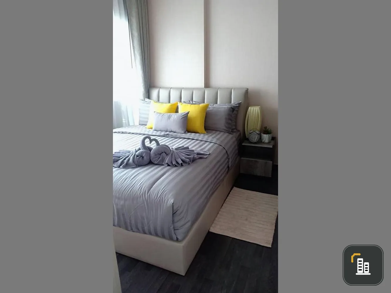 Urgent sale, The Line Asoke-Ratchada, beautiful room, high floor, magnificent view, affordable price. Don't let the opportunity slip away.