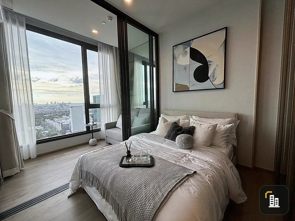 For sale: The Crest Park Residences 1 bed plus, beautiful room, simple and elegant, with an open view, comfortable for the eyes, don't miss it.