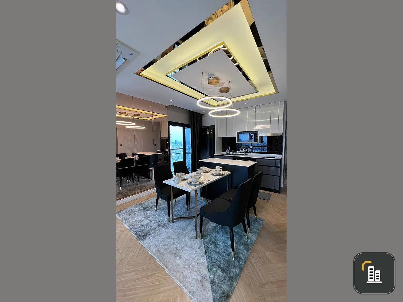 For rent: Modiz Collection Bangpho, 23rd floor, great river view. The room is decorated in Modern LUXURY style. Hurry and reserve quickly.