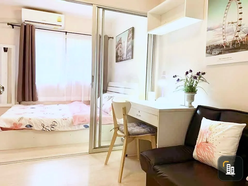 For rent, Plum Condo Park Rangsit, beautiful room, nice to live in, comes with complete decorations. Book now quickly.