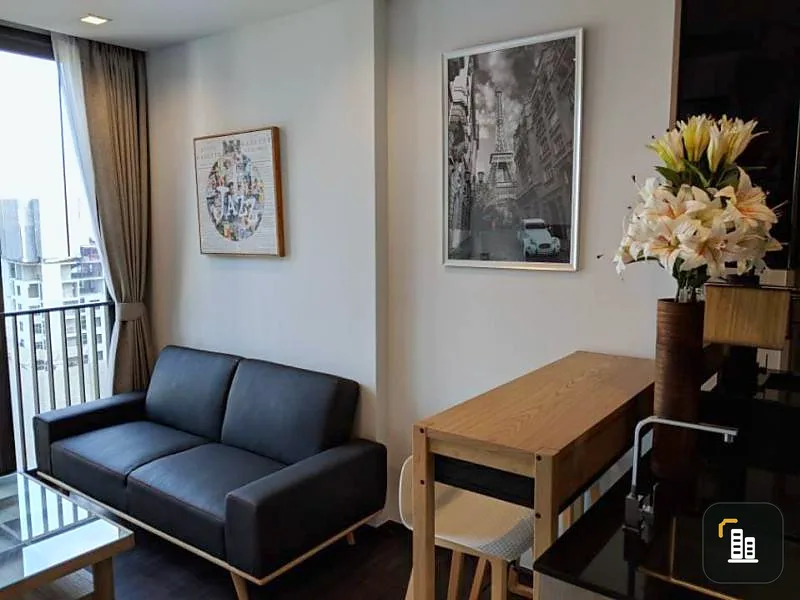 The Line Asoke-Ratchada for rent, beautifully decorated room, fully furnished with electrical appliances Ready to move in. Hurry up to reserve.