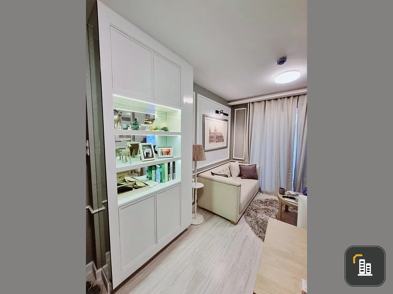 Condo for sale, Nawa Living Nawamin 75, corner room, very large size, very private, fully furnished, don't delay, reserve now.