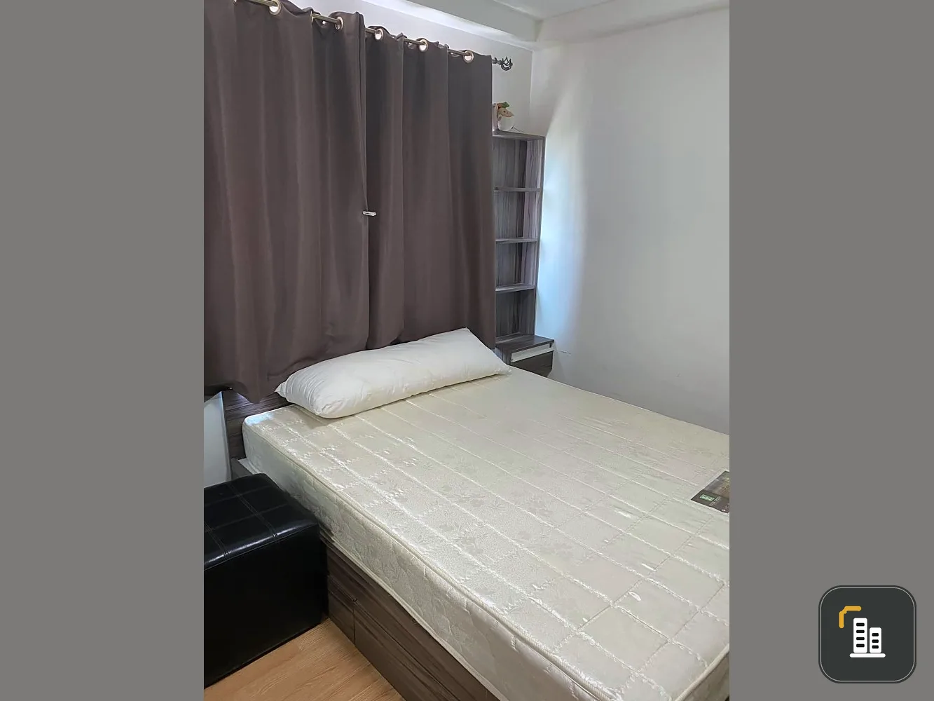 For sale: Lumpini Ville On Nut - Lat Krabang, 7th floor, corner room, fully furnished, nice to live in. Book now, don't wait, hurry.