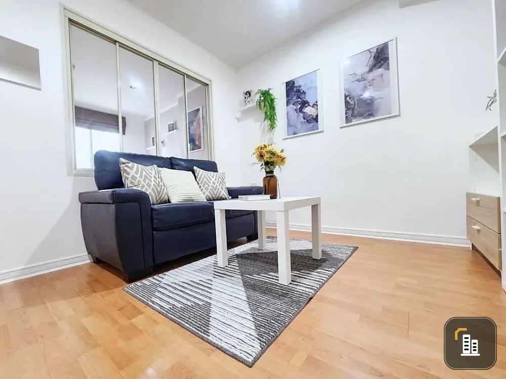 Condo for sale, Lumpini Ville Cultural Center, 1 bedroom, 1 bathroom, fully furnished, ready to move in, good price, book now.