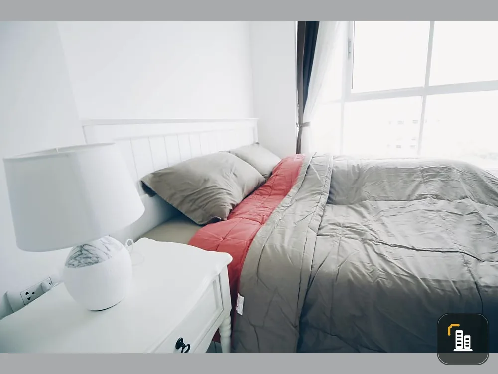 For rent: Lumpini Park Beach Jomtien (Jomtien), white room, comfortable to the eyes, fully furnished, don't miss out, book now.