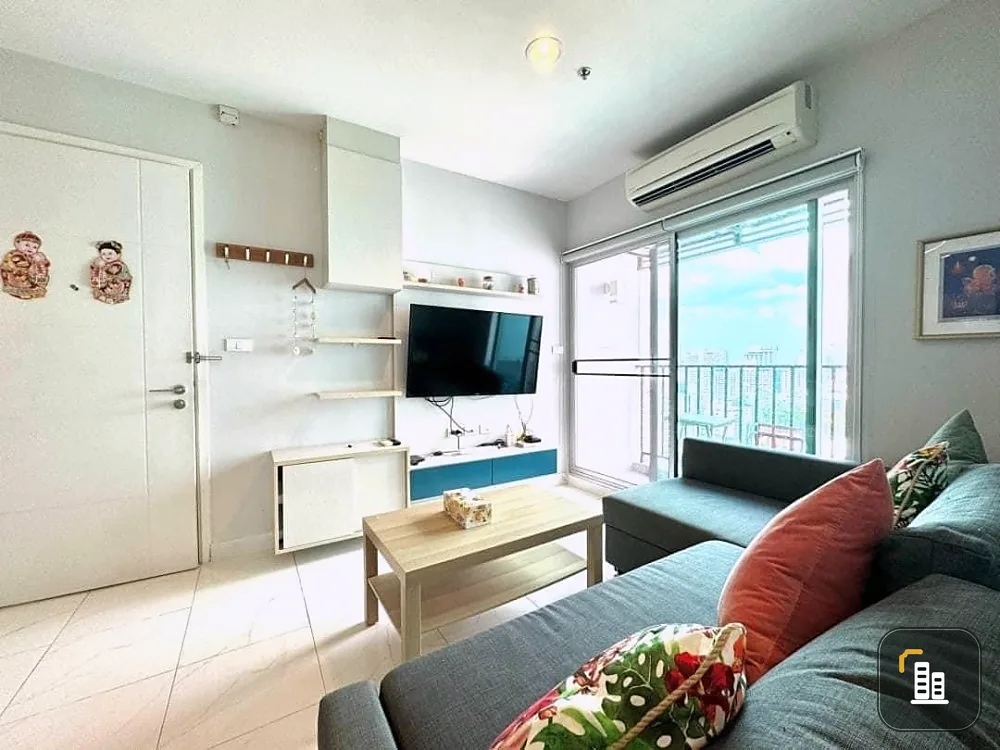 For rent, Centric Sea (Pattaya Central), 23rd floor, very high, stunning sea view, fully decorated, ready to move in.