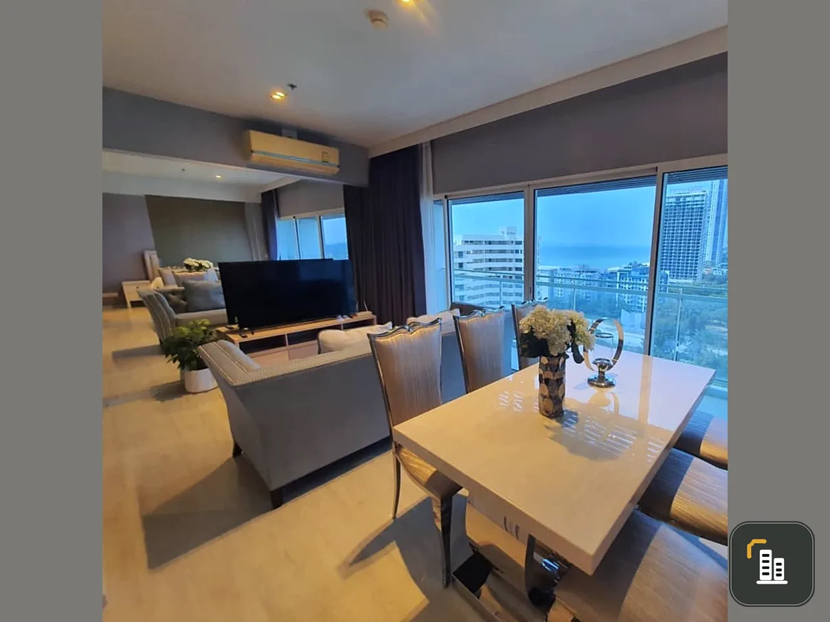 For rent, Veranda Residence Pattaya (Jomtien), city view, sea view, very cool, beautiful room, looks very good. Interested, book now.
