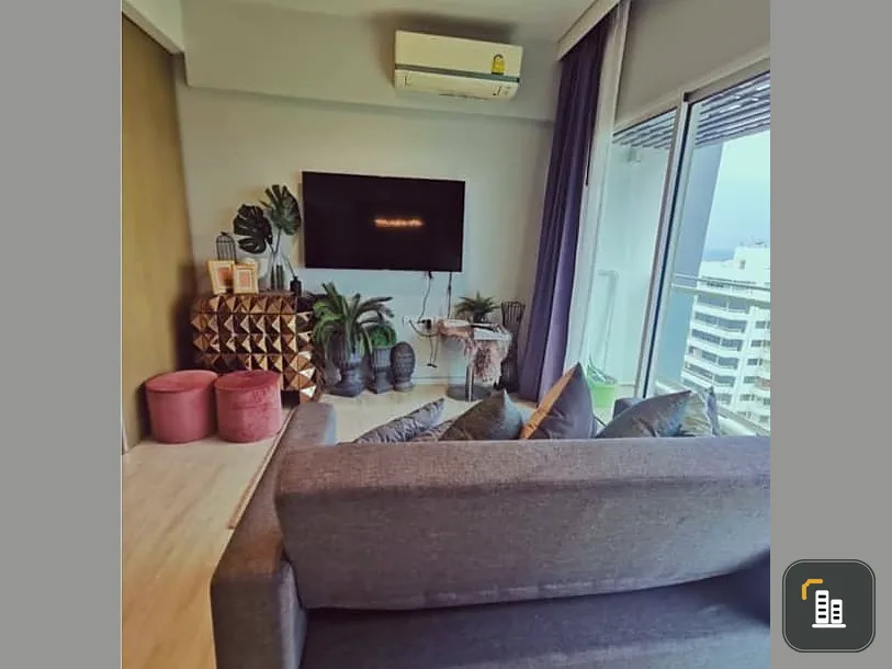 For rent, Veranda Residence Pattaya (Jomtien), great view, simple decoration but very nice looking, very livable, reserve now.
