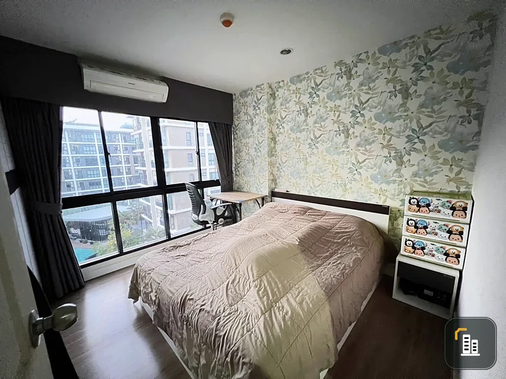 Condo for rent or sale, Hallmark Ngamwongwan, 6th floor, not very high, complete amenities. Plus you get the most beautiful view. Book now.
