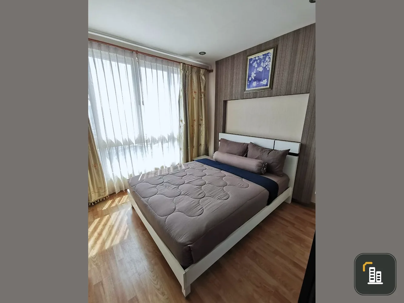 For sale, rent, Ladda Condo Ville, nice built-in bedrooms. There is a large sofa that is very comfortable to sit on. At this price, you must hurry.