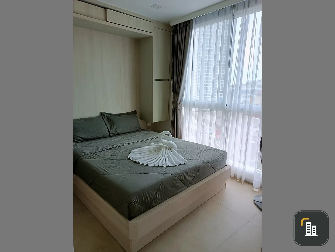 For rent: City Garden Olympus (South Pattaya), 8th floor, beautifully decorated room, good looking, stylish, city view. Not booking is making a big mi