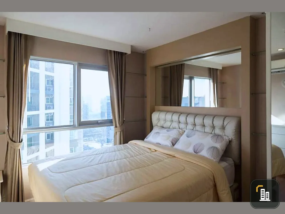 Sell Belle Grand Rama 9, 2 bedrooms, 1 bathroom, fully furnished, finished here, plus all the facilities.