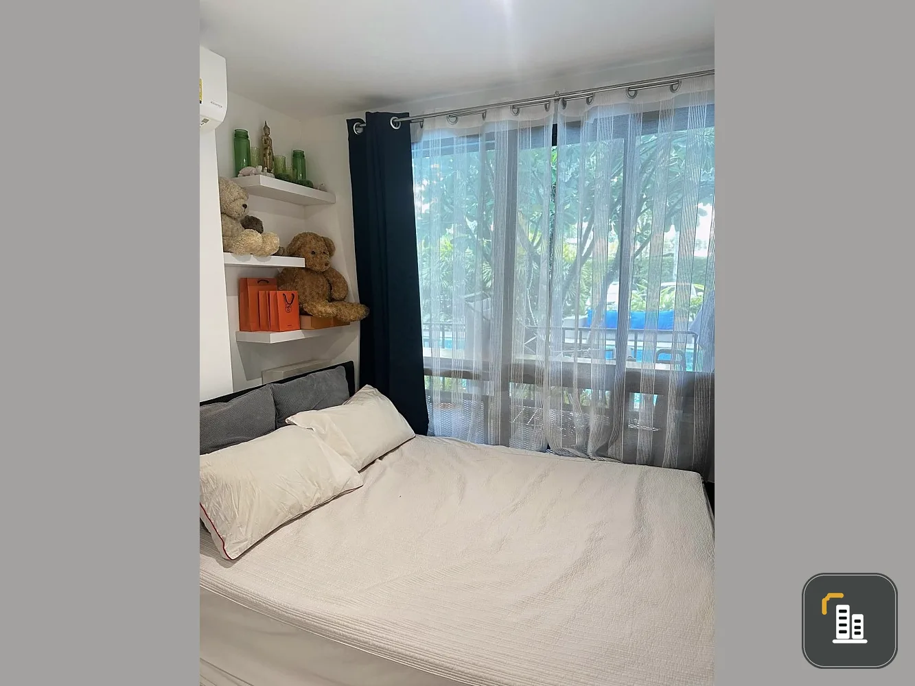 Condo for sale, rent, Icondo Seri Thai Green Space, nice decorated room, fully furnished, just bring your bags.