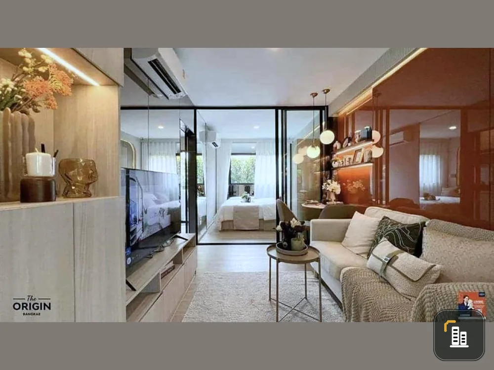 Selling down payment, empty room, The Origin Bang Khae, 3rd floor, very good position, divided into proportions. Overlooking the garden, reserve now.