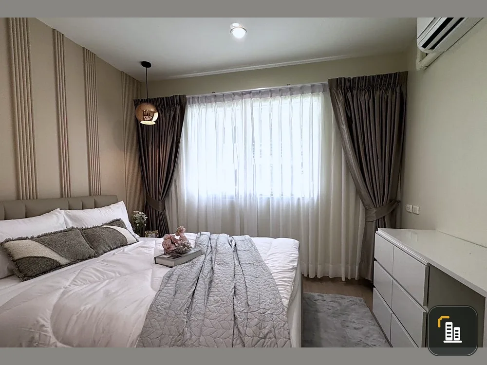 Smart Condo Rama 2 for sale, 1st floor, beautifully decorated room, very livable, fully furnished, reserve now.