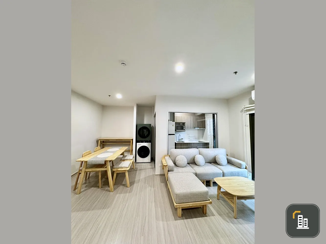 For rent, The Parkland Phetkasem 56, open garden view. Shady and pleasing to the eyes Decorated in minimalist style Hurry and grab it.