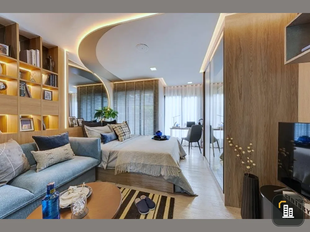 Selling down payment Kave Town Island ONE BEDROOM PLUS, 7th floor, pool view, affordable price, come and own it.