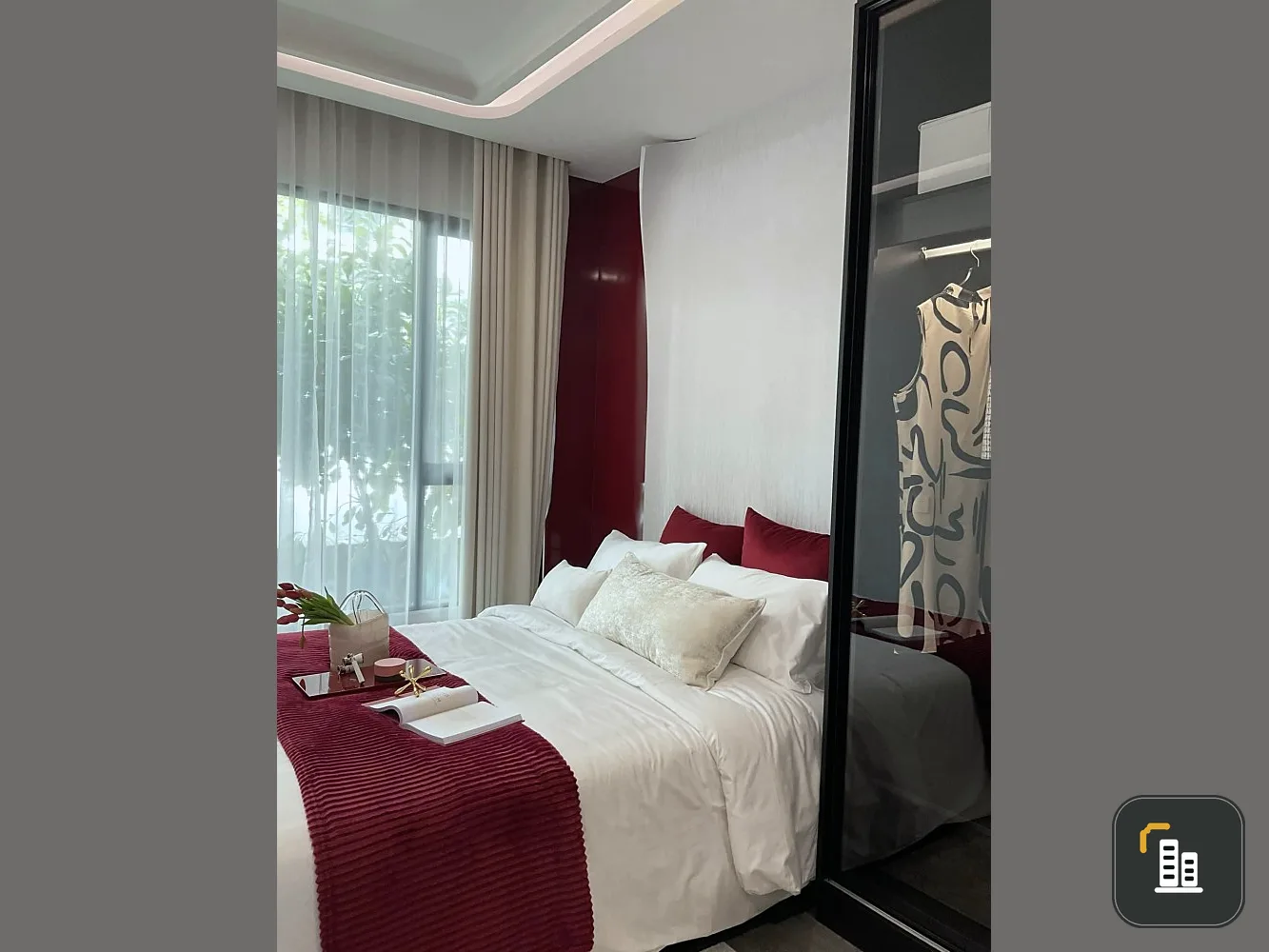 Selling down payment Modiz Avantgarde, 1 Bedroom plus, 12th floor. If interested, hurry and reserve now. Don't wait. Hurry.