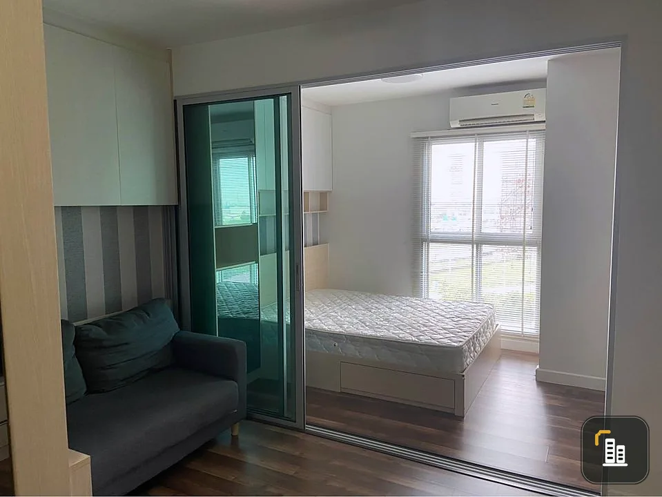 Condo for sale, A Space, Bangna, 1 bedroom, 1 bathroom, fully furnished, just bring your bags.