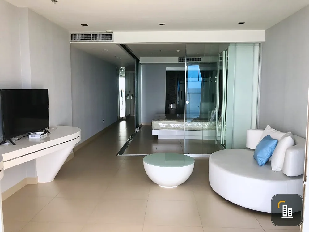 For rent: Sand Condominium Pattaya (South Pattaya), spacious studio room, airy, comfortable, sea view, book now!