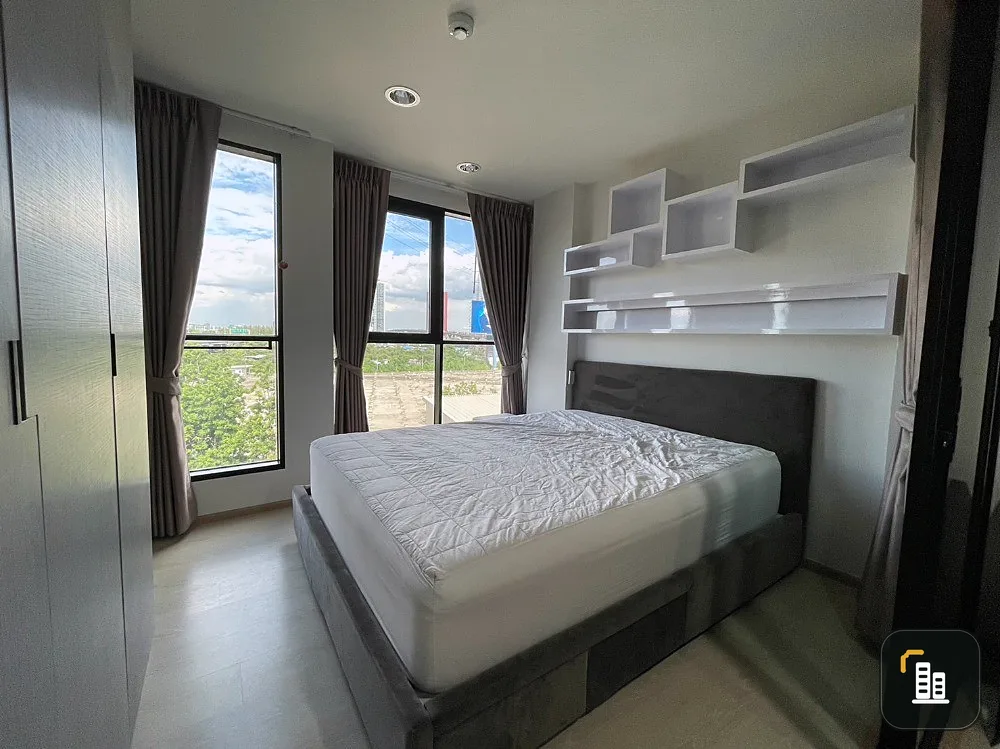 Condo for sale, Rice Rama 9, separate rooms, private, with lots of furniture included. Hurry and reserve before it's gone.
