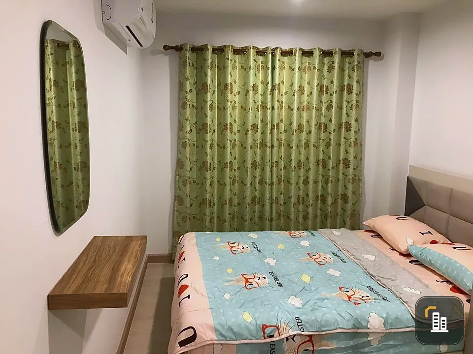 For sale: The Kith Plus Sukhumvit 113, fully furnished room. Convenient travel If you miss it, you'll regret it.
