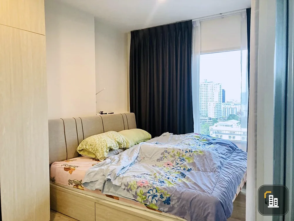 Niche Mono Ramkhamhaeng for sale, room in the sun, not stuffy, not hot, open view, fully furnished, very good value.
