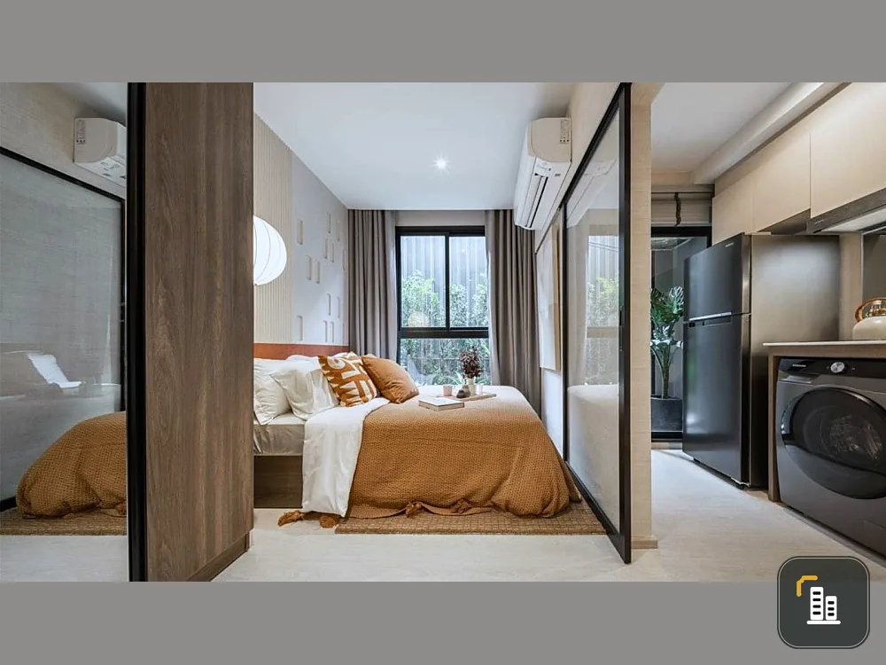 Selling down payment on New Core Khu Khot Station, Building B, 2nd floor, open, airy view, private. If interested in becoming an owner, hurry and rese