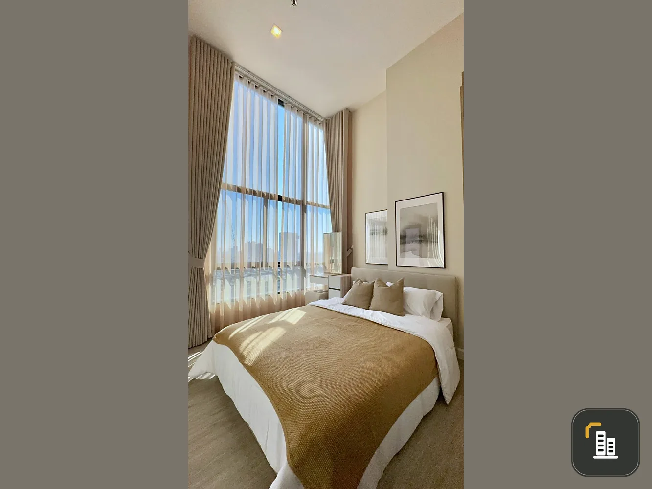 For rent, The Sky Sukhumvit, beautiful room, simply decorated, nice to live in, comes with all amenities. Reserve quickly.