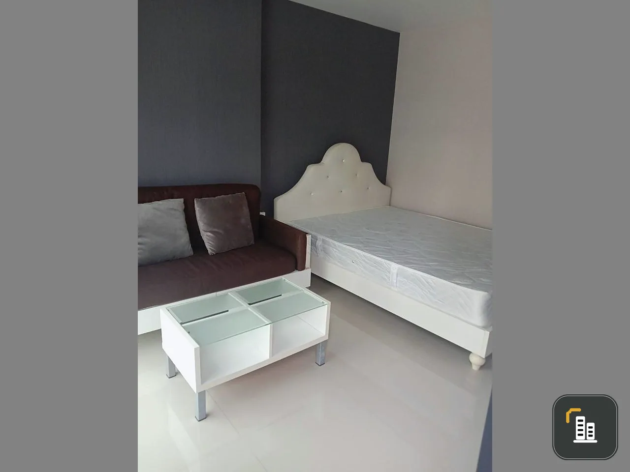 For sale: Casa France at ABAC Bangna, 5th floor, studio room, beautifully decorated, pool view. Don't miss out, hurry and book now.