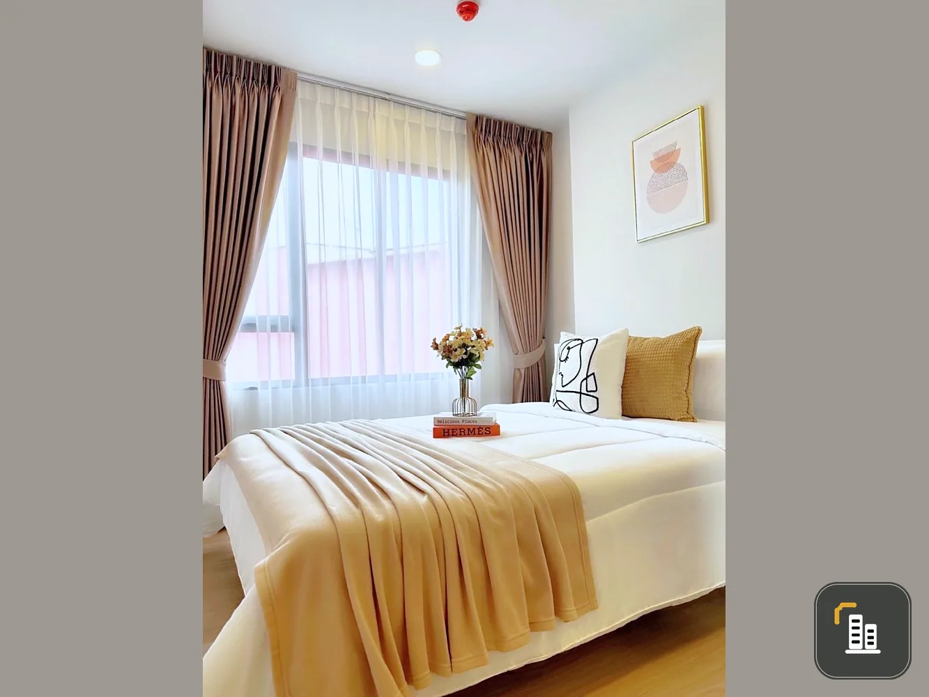 For rent!! Condo Chivathai Pinklao, room number 59/163, 5th floor, beautiful room, fully furnished, ready to move in, don't miss it!!