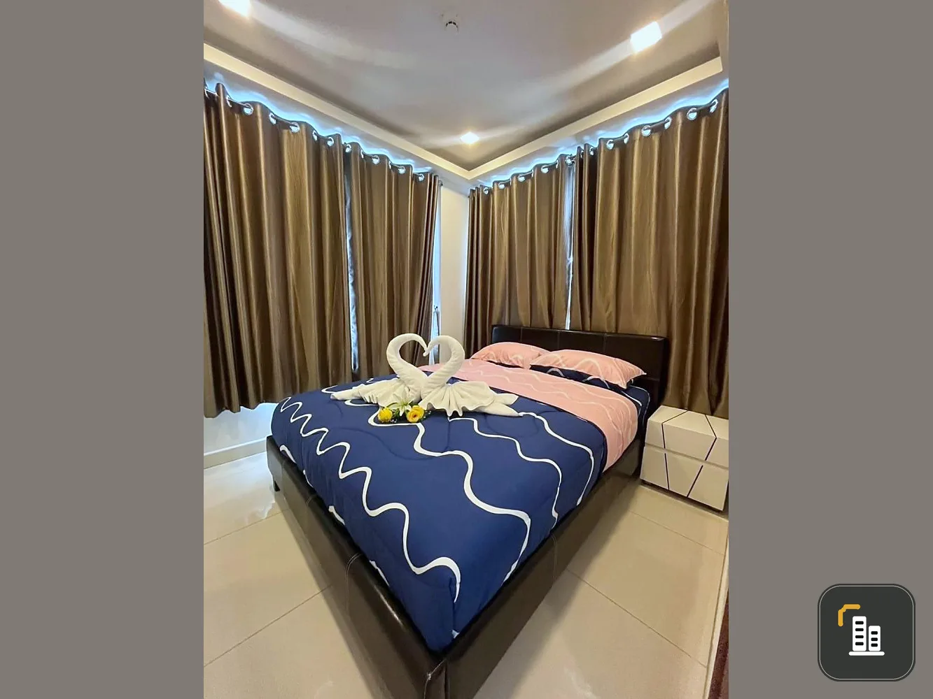 For rent, Arcadia Beach Resort (South Pattaya), Building A, 6th floor, garden view, complete with furniture and electrical appliances. Book now.