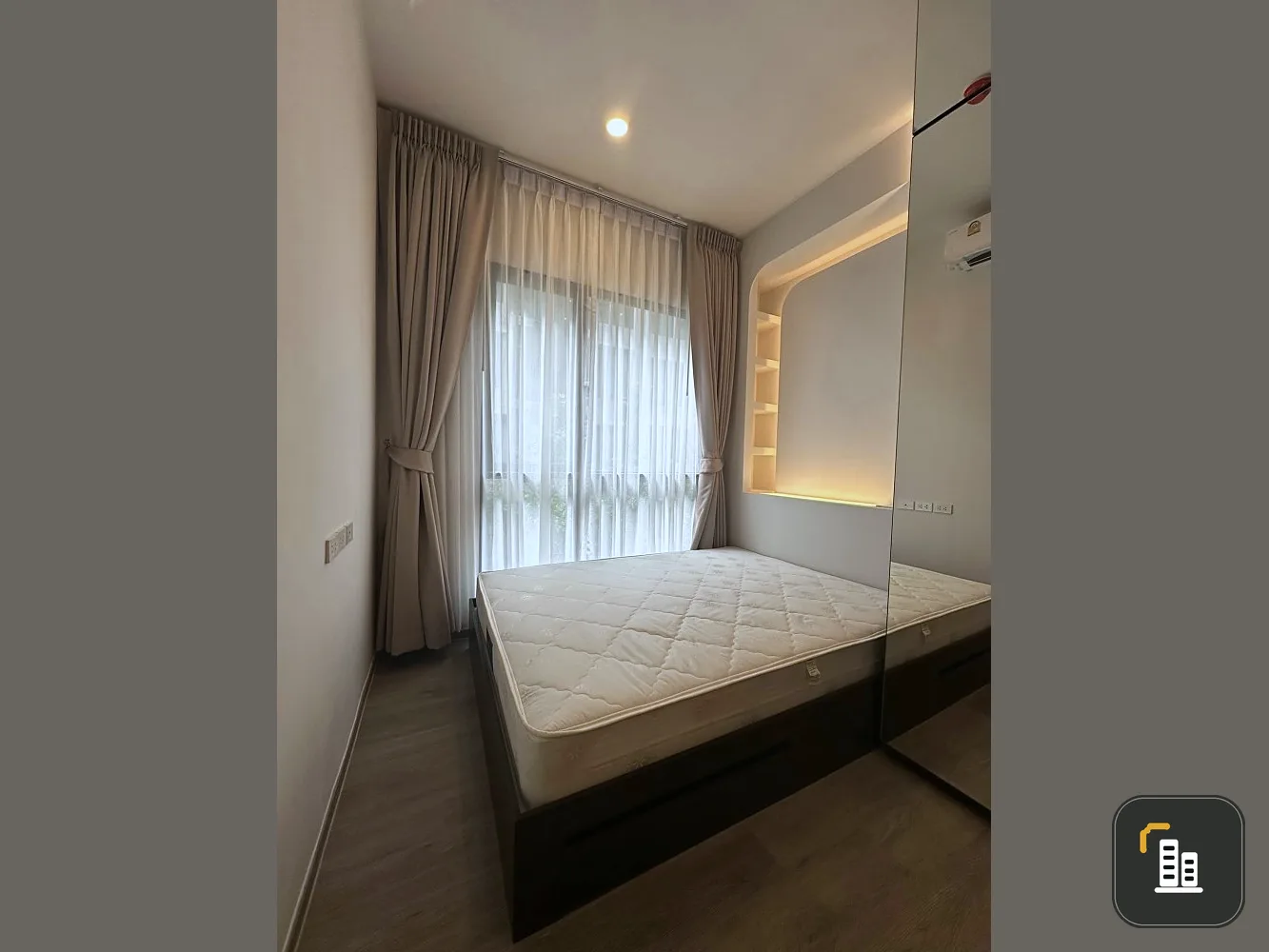 Condo for rent: Origin Plug & Play Ramintra, corner room, 3m high ceiling, open, airy and comfortable. Don't bother looking and book now.