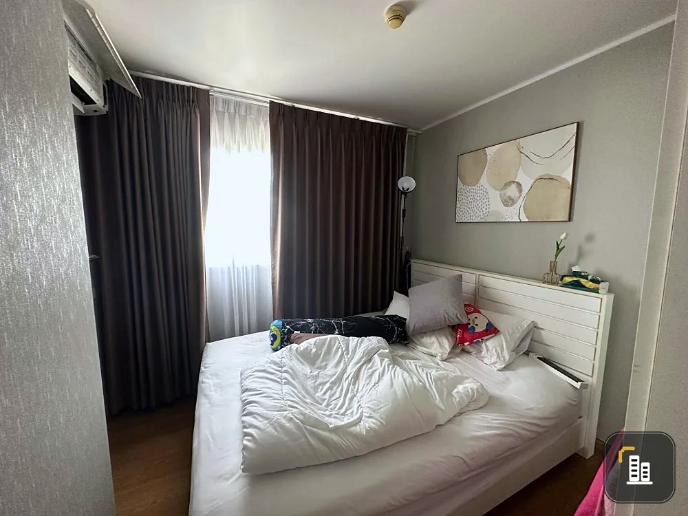 Condo for sale, Lumpini Condo Town Ramindra - Nawamin, fully furnished, high view, not blocked, good price, book now.