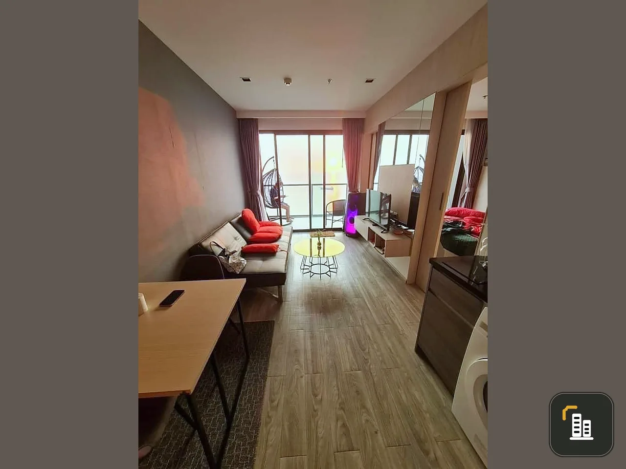For sale or rent, Aeras Condo (Jomtien), high floor, direct sea view, 180 degree sea view. Hear the gentle waves of the sea.