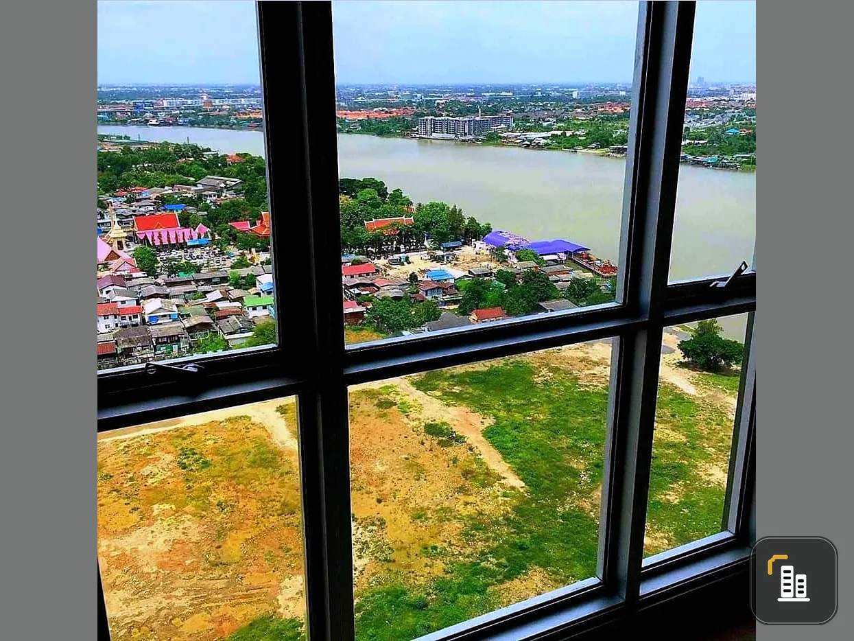 Manor Sanambinnam for sale, empty room, high floor, very beautiful river view. High ceilings. If interested, you can move in.