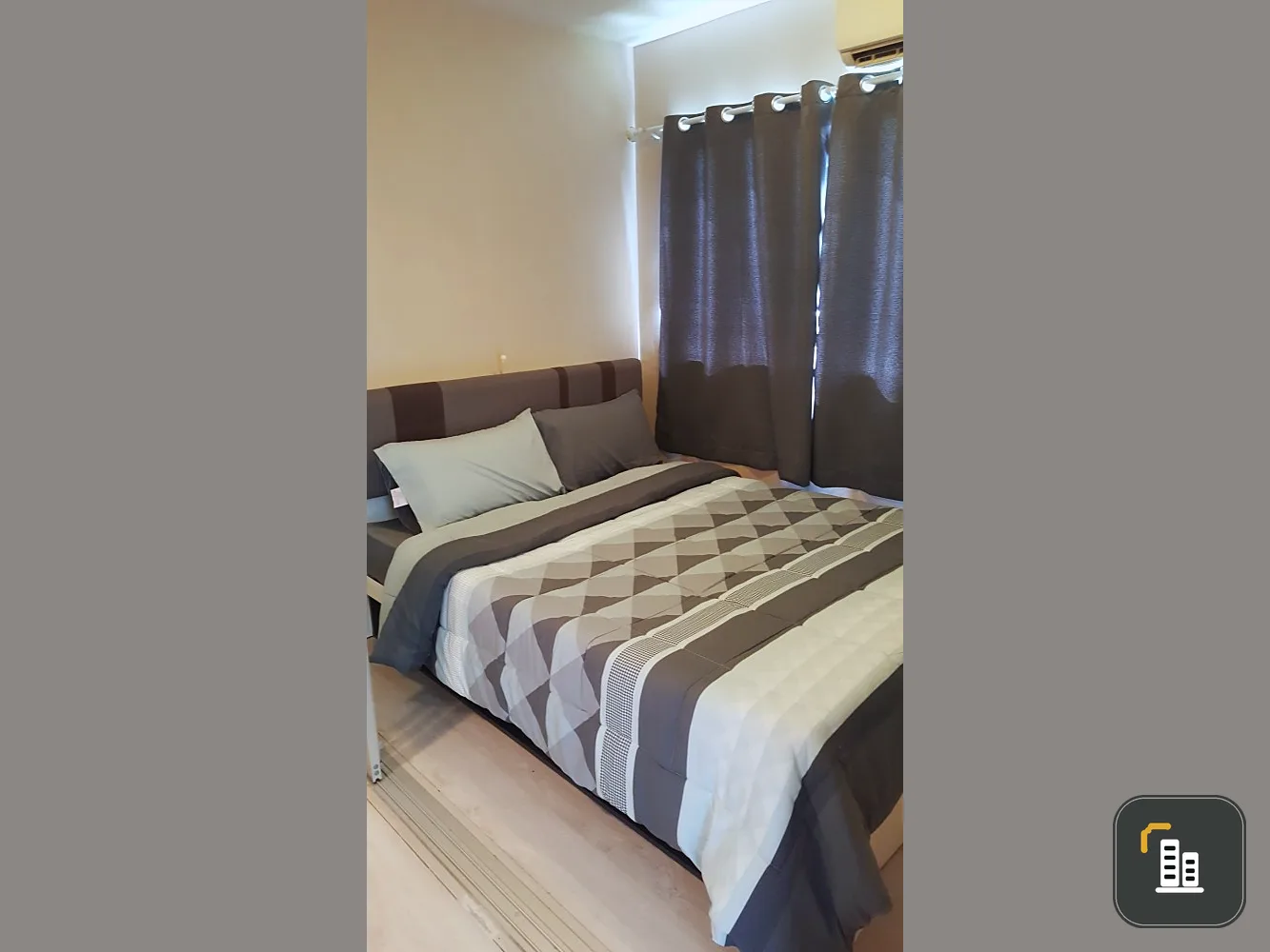 For rent, Plum Condo Park Rangsit, 6th floor, swimming pool view. Complete with furniture and electrical appliances. Reserve now quickly.