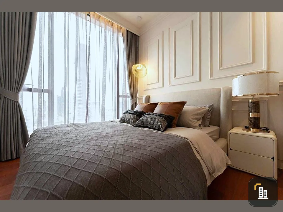 For rent KHUN BY YOO, 21st floor, very spacious room, very beautifully decorated, very LUXURY, exactly as shown, not fake, reserve quickly.
