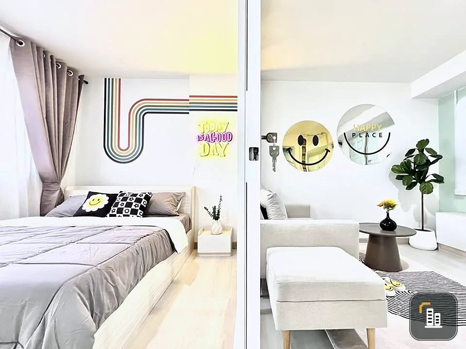 For sale: Lumpini Center Nawamin (Happyland Phase 5), 2nd floor, spacious, airy, open room. If interested, reserve now, don't miss it.