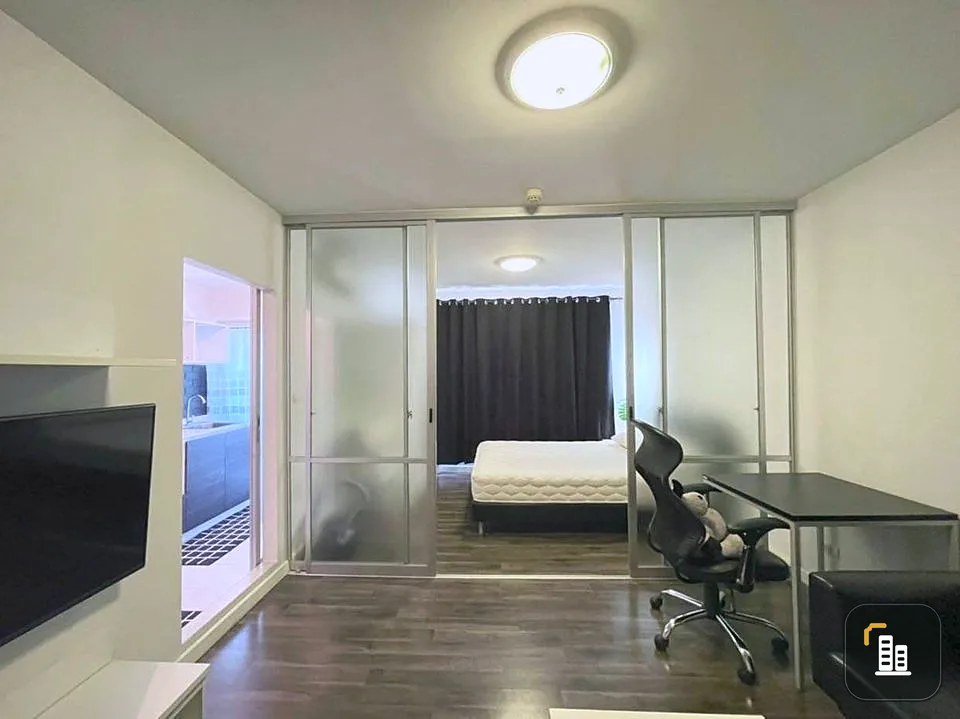 For sale: D Condo Campus Resort Ratchapruek - Charan 13, 2nd floor, glass-divided room, fully furnished, reserve now.